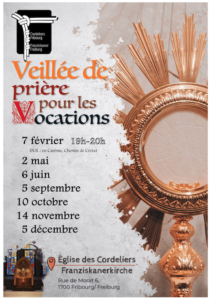 Veillée de prière pour les vocations